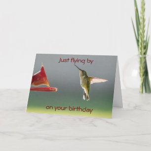 VOLANDO PARA DECIR FELIZ **21ª** Tarjeta de cumple