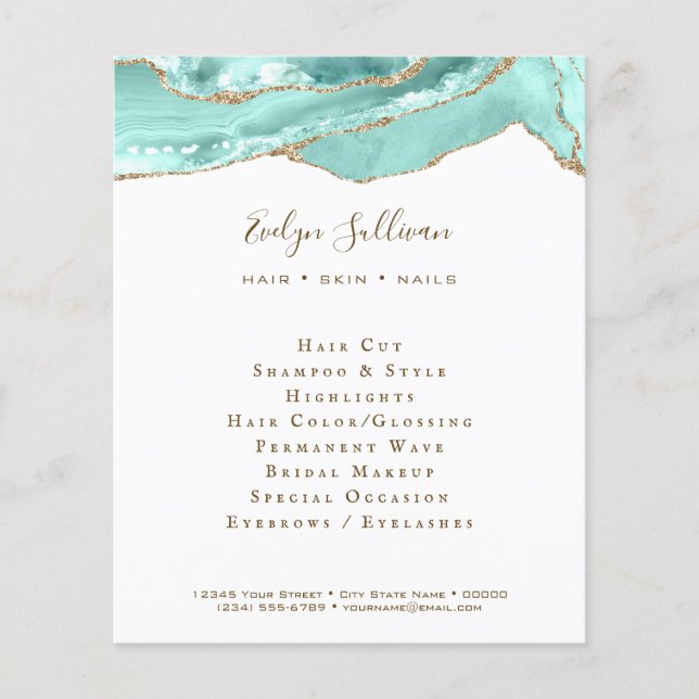 Volante Aquamarine agate (Frente)