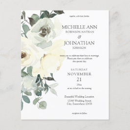 Volante Boda Dusty Blue & White Floral 2