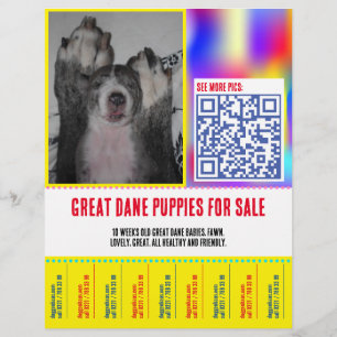 Volante colorido de cachorros para vender
