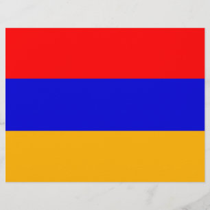 Volante con bandera de Armenia