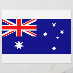 Volante con bandera de Australia