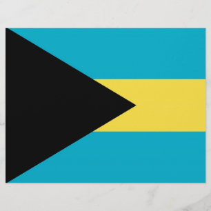 Volante con bandera de Bahamas