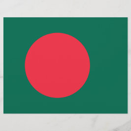 Volante con bandera de Bangladesh