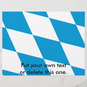 Volante con bandera de Baviera, Alemania