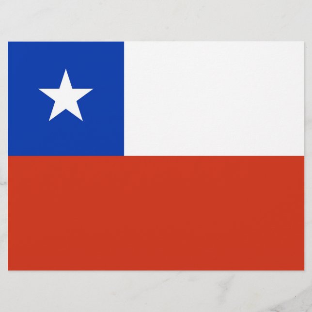 Volante con bandera de Chile (Frente)