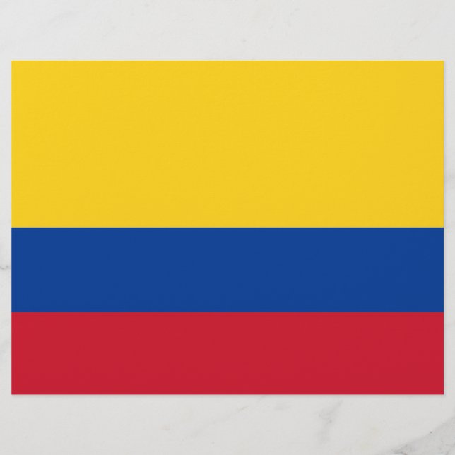 Volante con bandera de Colombia (Frente)