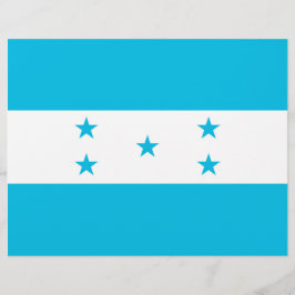 Volante con bandera de Honduras