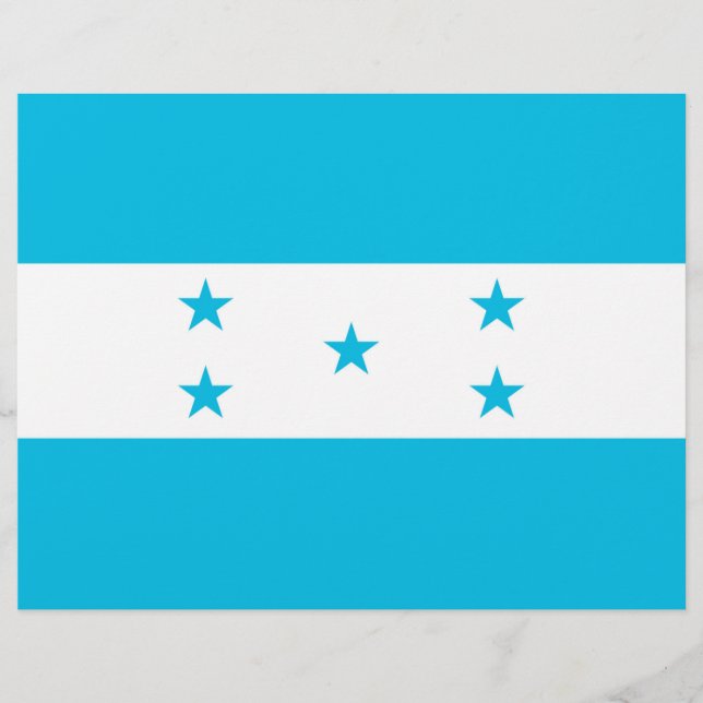 Volante con bandera de Honduras (Frente)