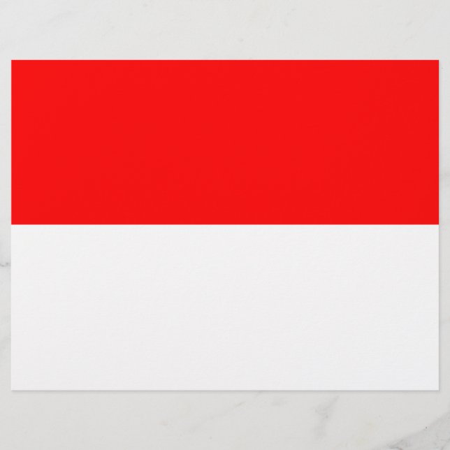 Volante con bandera de Indonesia (Frente)