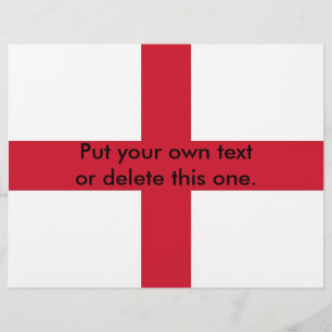 Volante con bandera de Inglaterra