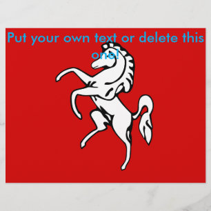 Volante con bandera de Kent, Inglaterra