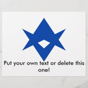 Volante con bandera de la ciudad de Toyota, Japón