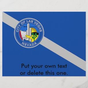 Volante con bandera de Las Vegas, Nevada, Estados