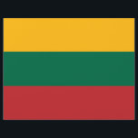 Volante con bandera de Lituania<br><div class="desc">¡Celebren el orgullo nacional y hagan que su mensaje destaque con este vibrante volante con la bandera de Lituania! Ya sea que esté organizando un evento cultural, promocionando un negocio local, o simplemente compartiendo información con un giro patriótico, este volante ofrece la combinación perfecta de practicidad e identidad nacional. El...</div>