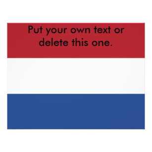 Volante con bandera de los Países Bajos