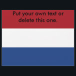 Volante con bandera de los Países Bajos<br><div class="desc">Promociona tus eventos o invitaciones con nuestro llamativo volante con la bandera de los Países Bajos. Diseñado con colores vibrantes y diseños llamativos, este volante es más que una herramienta promocional; es una celebración de la cultura y la identidad holandesas. La destacada exhibición de la bandera de los Países Bajos...</div>