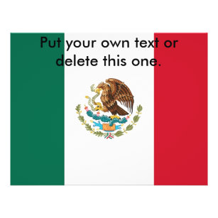 Volante con bandera de México