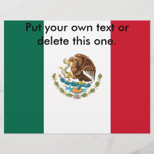 Volante con bandera de México