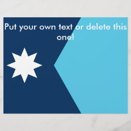Volante con bandera de Minnesota, Estados Unidos