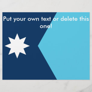 Volante con bandera de Minnesota, Estados Unidos