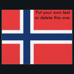 Volante con bandera de Noruega<br><div class="desc">Añada un toque de orgullo noruego a sus materiales promocionales con nuestro folleto exclusivo con la bandera de Noruega. Diseñado con meticulosa atención a los detalles, este volante es más que una herramienta de marketing; es una celebración del rico patrimonio cultural de Noruega y su impresionante diseño. El llamativo diseño...</div>