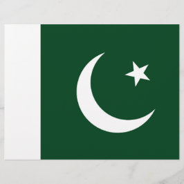 Volante con bandera de Pakistán
