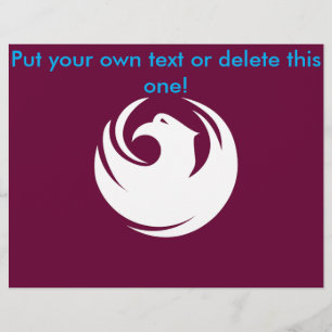 Volante con bandera de Phoenix, Arizona