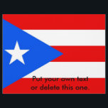 Volante con bandera de Puerto Rico, EE.UU.<br><div class="desc">Volante con bandera de Puerto Rico,  Estados Unidos de América Este producto su personalizable.</div>