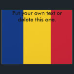 Volante con Bandera de Rumania<br><div class="desc">Promociona tu mensaje de manera efectiva con nuestro exclusivo folleto que presenta la bandera de Rumania.</div>