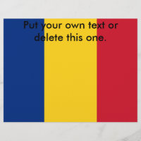 Volante con Bandera de Rumania