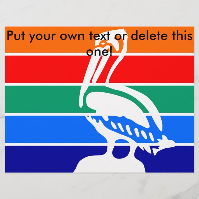 Volante con bandera de San Petersburgo (Frente)