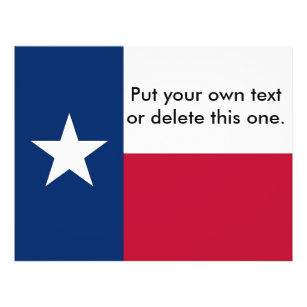 Volante con bandera de Texas, EE.UU.