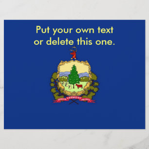 Volante con bandera de Vermont, EE.UU.