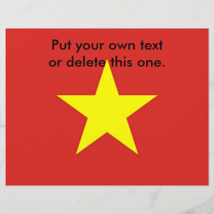 Volante con bandera de Vietnam