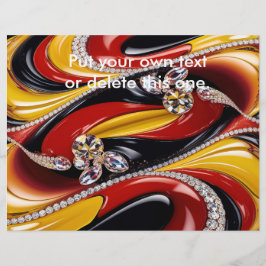 Volante con diseño de colores belgas