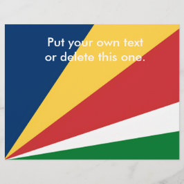 Volante con diseño de colores de Seychelles