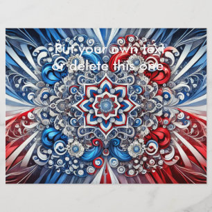 Volante con diseño de colores franceses