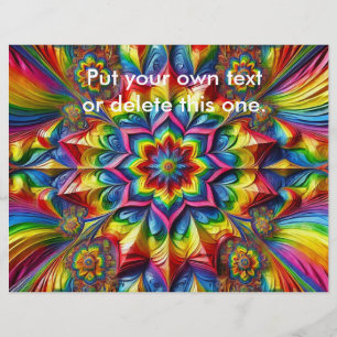 Volante con diseño de colores LGBTQ