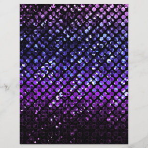 Volante Cristal Púrpura Brillo Strass