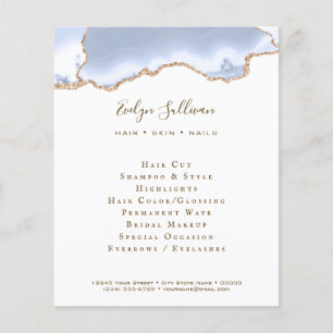 volante de agallas azul pastel