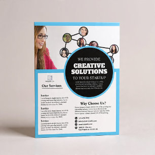 Volante de Agencia de Marketing Empresarial