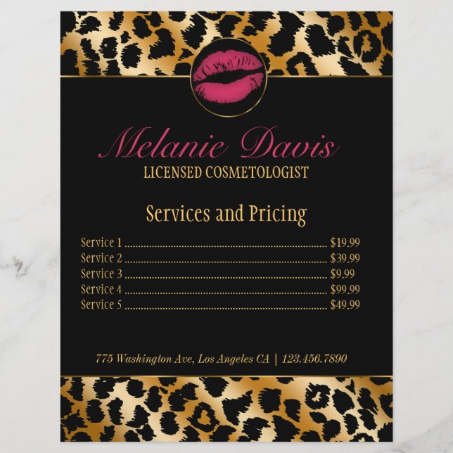 Volante de artista de maquillaje de cosmetología d (Frente)