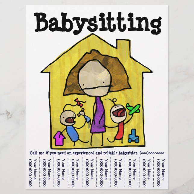 Volante de Baby Sitter (Frente)
