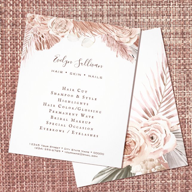Volante de Boho rosas (Subido por el creador)