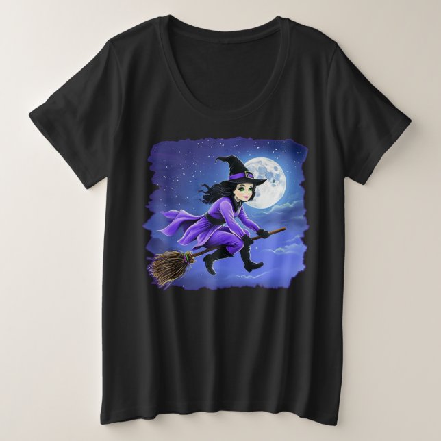 Volante de bruja - Wicca Halloween 1 (Anverso del diseño)