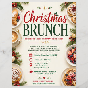 Volante de Brunch de Navidad