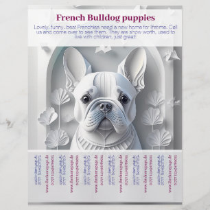 Volante de cachorro de Bulldog Francés