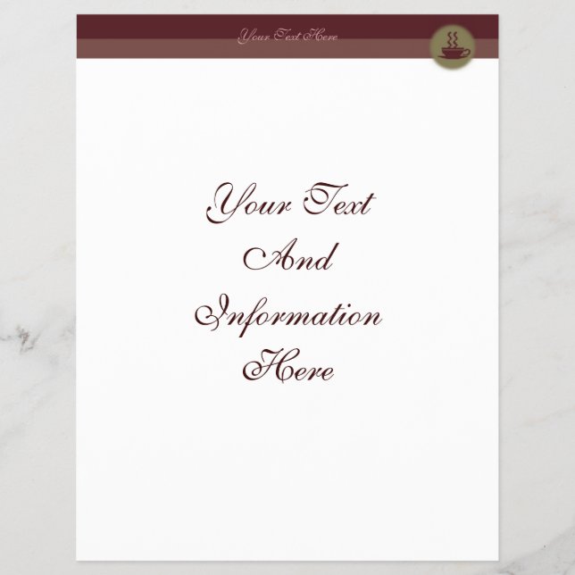 Volante de café caliente (Frente)