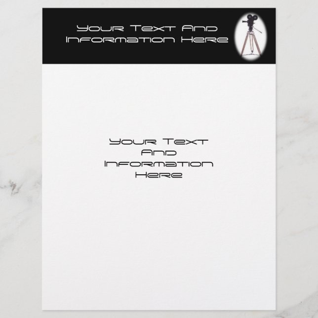 Volante de cámara de cine (Frente)